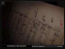 Tablet Screenshot of charlesfoxmusic.com